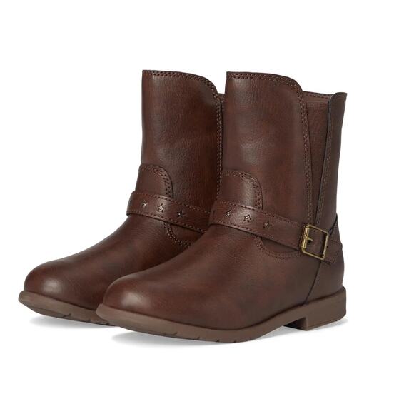 Stride Rite Girls SR Lizz Boots Size 10 Toddler Shoes Brown NIB - Picture 1 of 11